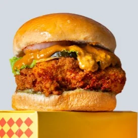 Delicious Butter Chicken Burger in Calgary, AB