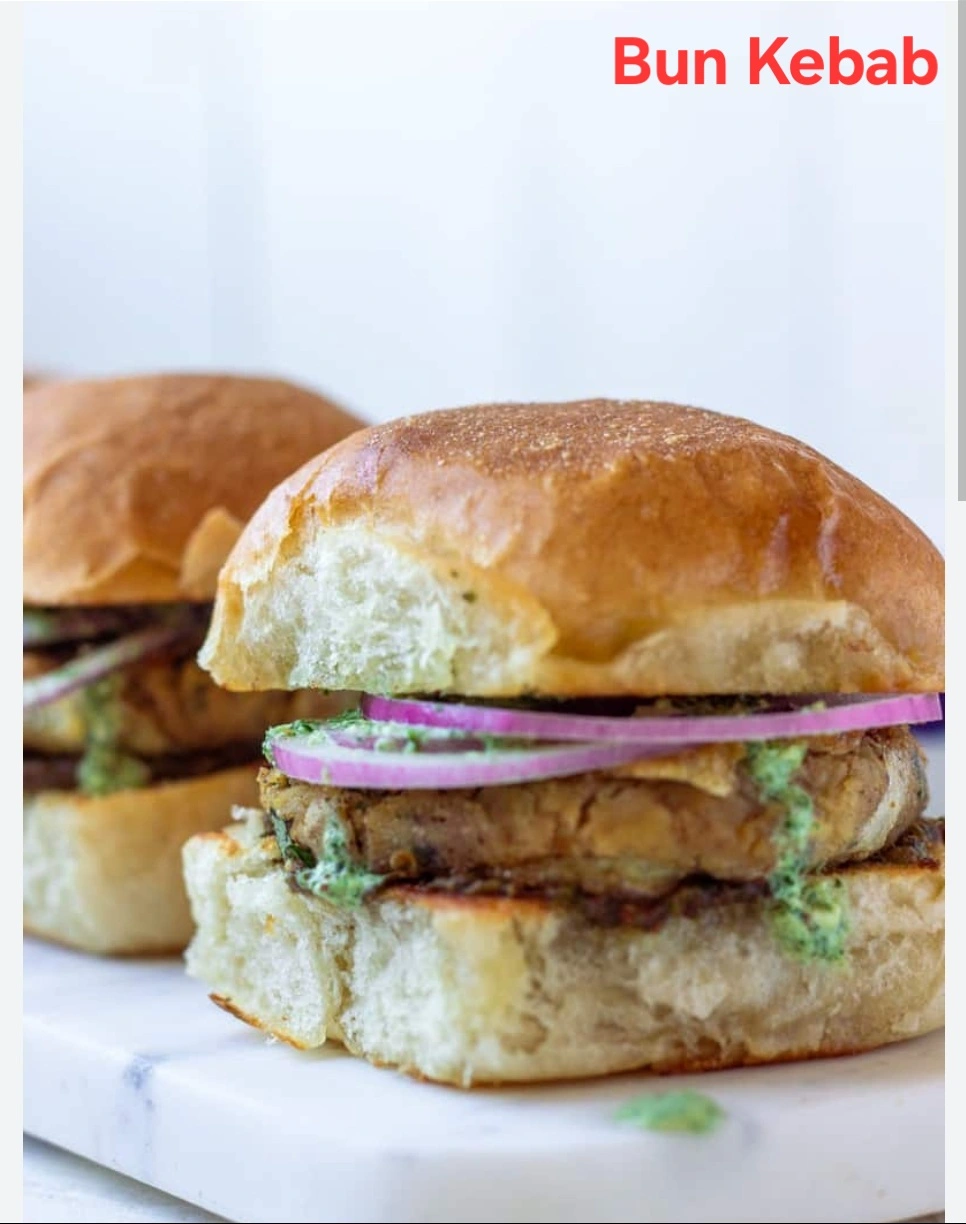 Delicious Karachi Bun Kabab in Calgary, AB